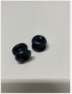 PLASTIC, STAYPUT ATTACHMENT KNOB, BLACK (2122)