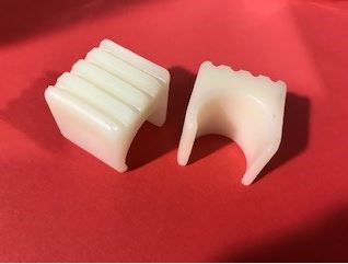 NYLON WINDOW SPACER, 7/8" WHITE (3000)
