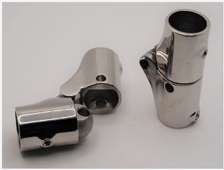 S.S FOLDING BIMINI HINGE, (3089)