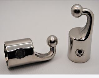 S.S OUTSIDE EYE END, 90 DEGREE 7/8" BNS (3109)
