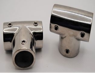 S.S, 90 DEGREE TEE FOR 7/8' OD TUBE (3124)