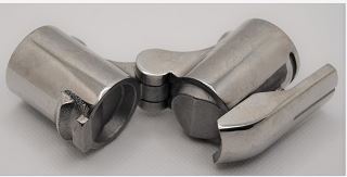 S.S 316 POLISHED LEVER LOCKING HINGE (3210)